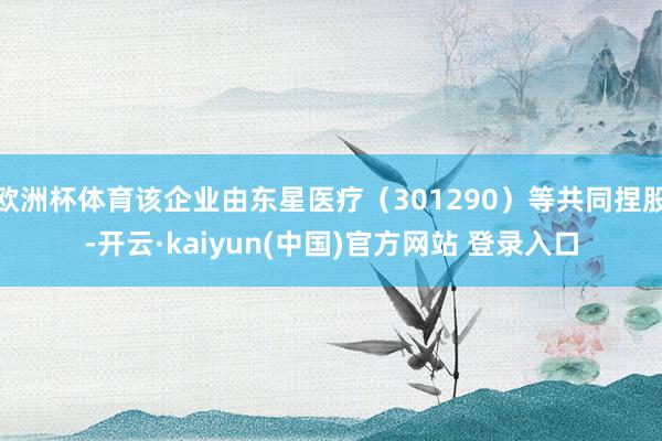 欧洲杯体育该企业由东星医疗（301290）等共同捏股-开云·kaiyun(中国)官方网站 登录入口